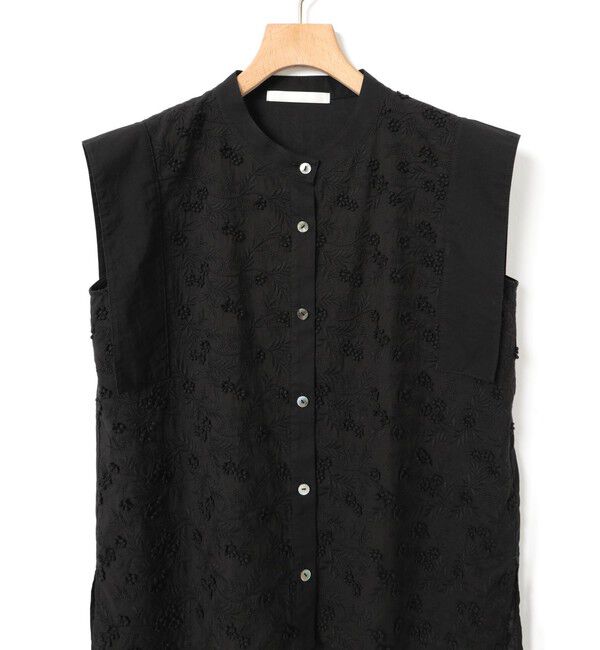 MARMARMAR「MARMARMAR スタンドカラーレースシャツ」|シャツ・ブラウス|