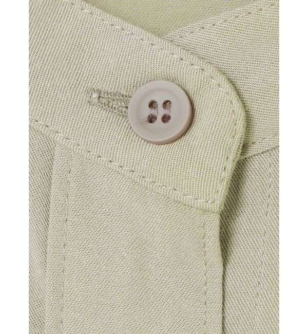 mizuiro ind「mizuiro ind T/Rバンドカラーロングシャツ」|シャツ・ブラウス|