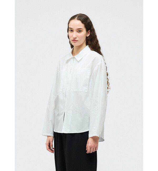 mizuiro ind「mizuiro ind ジップシャツ」|シャツ・ブラウス|