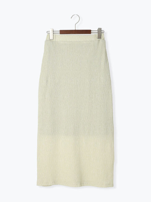 Te chichi TERRASSE「ラメ混カットプリーツスカート」|スカート|