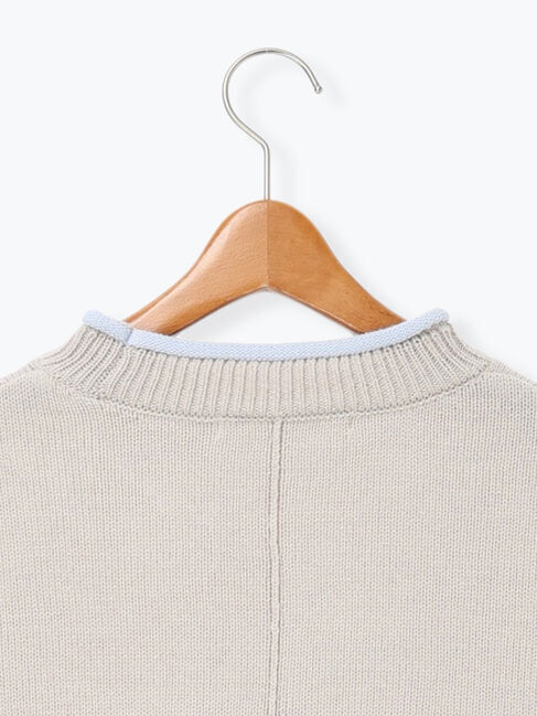 Lugnoncure「配色ガンジー風ニット」|ニット・セーター|