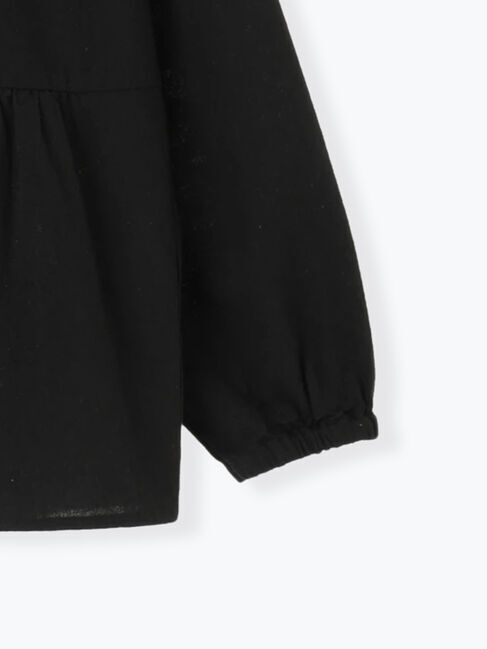 Samansa Mos2「前立てレース切替ブラウス」|シャツ・ブラウス|