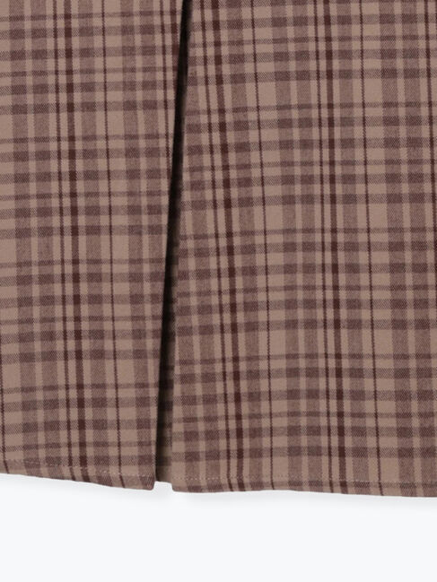 Samansa Mos2 Lagom「チェック柄ジャンバースカート」|スカート|