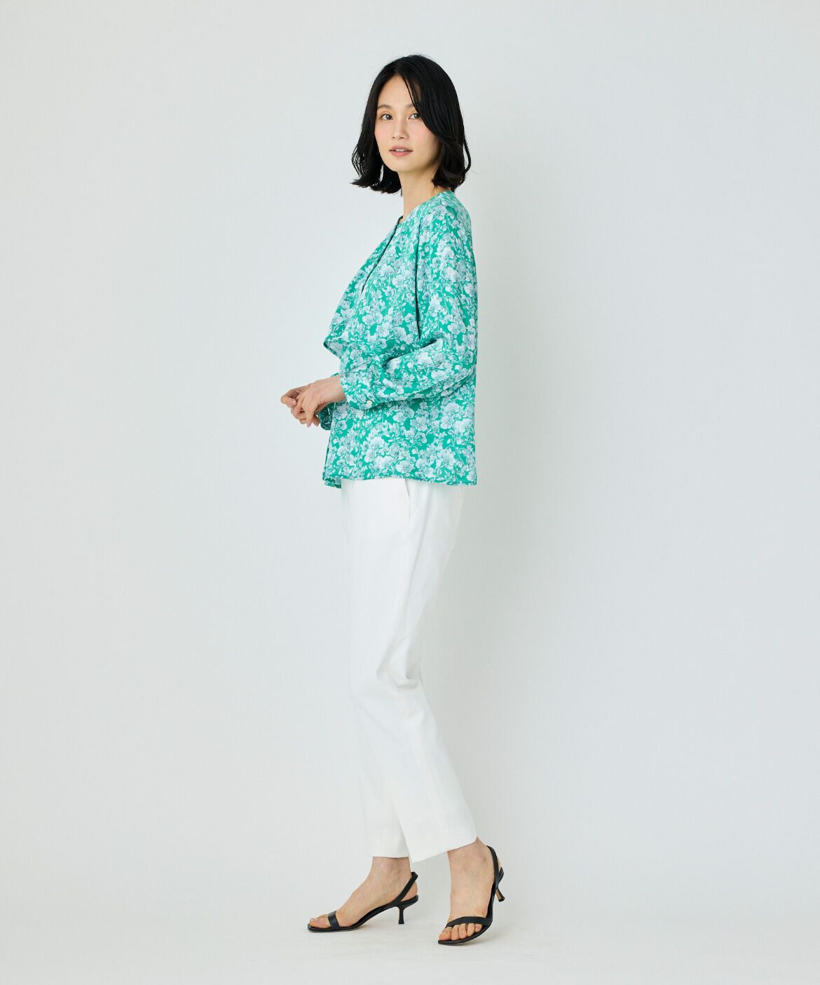 7-IDconcept.「ケープディテールブラウス」|シャツ・ブラウス|