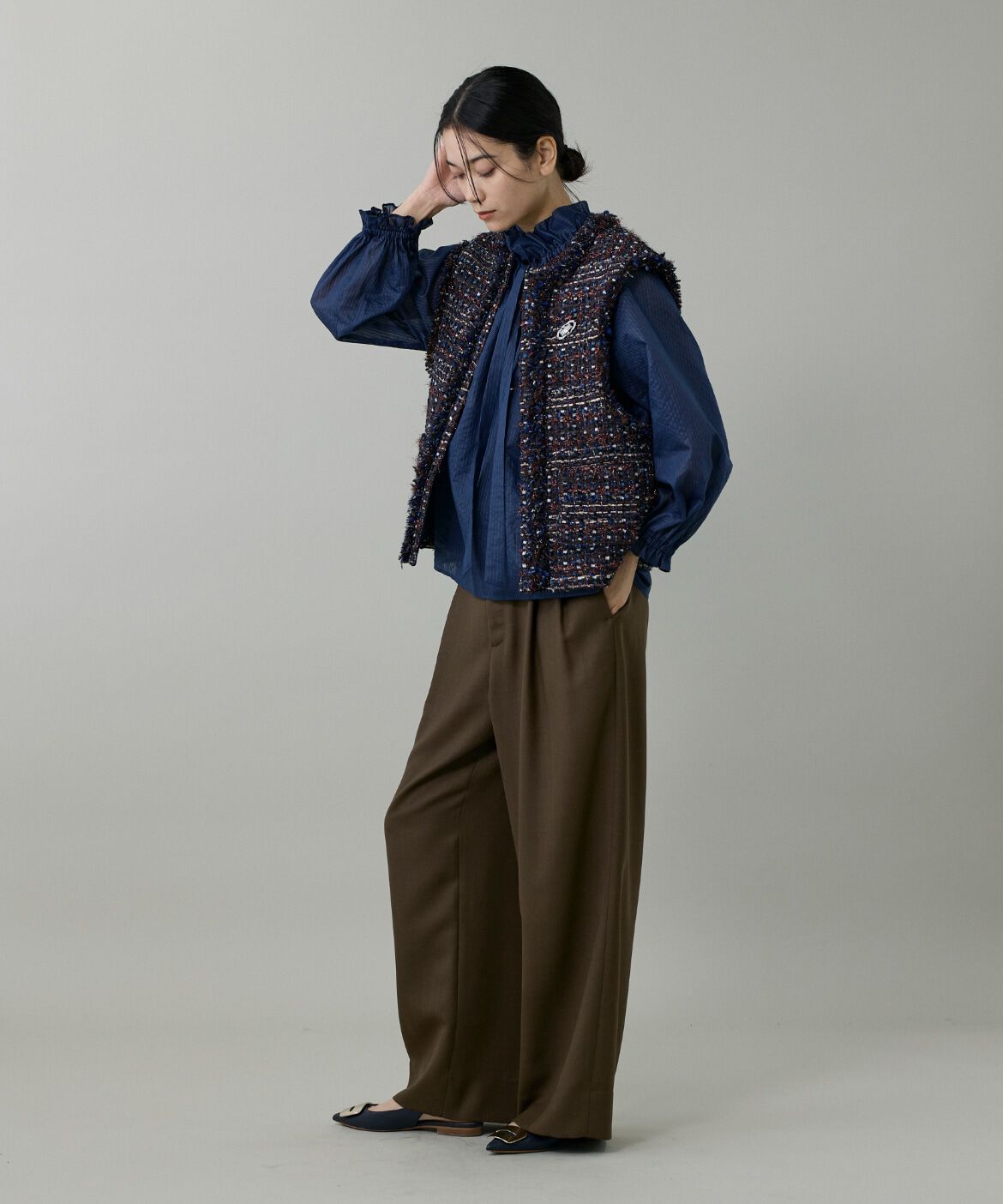 INED「ツイードジレ《TOURNIER/トゥルニエ》」|その他|