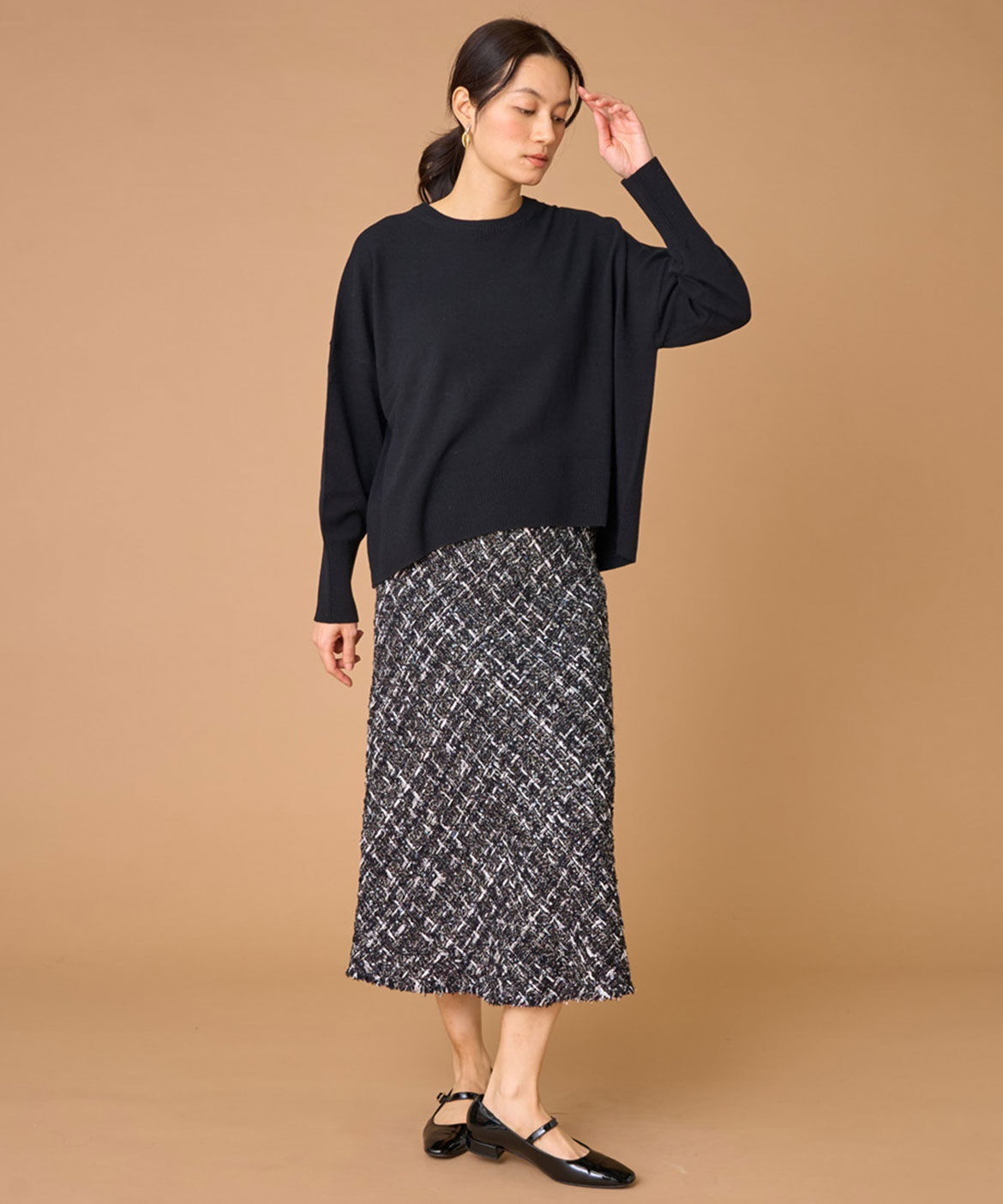 INED「ツイードスカート《TOURNIER/トゥルニエ》」|スカート|