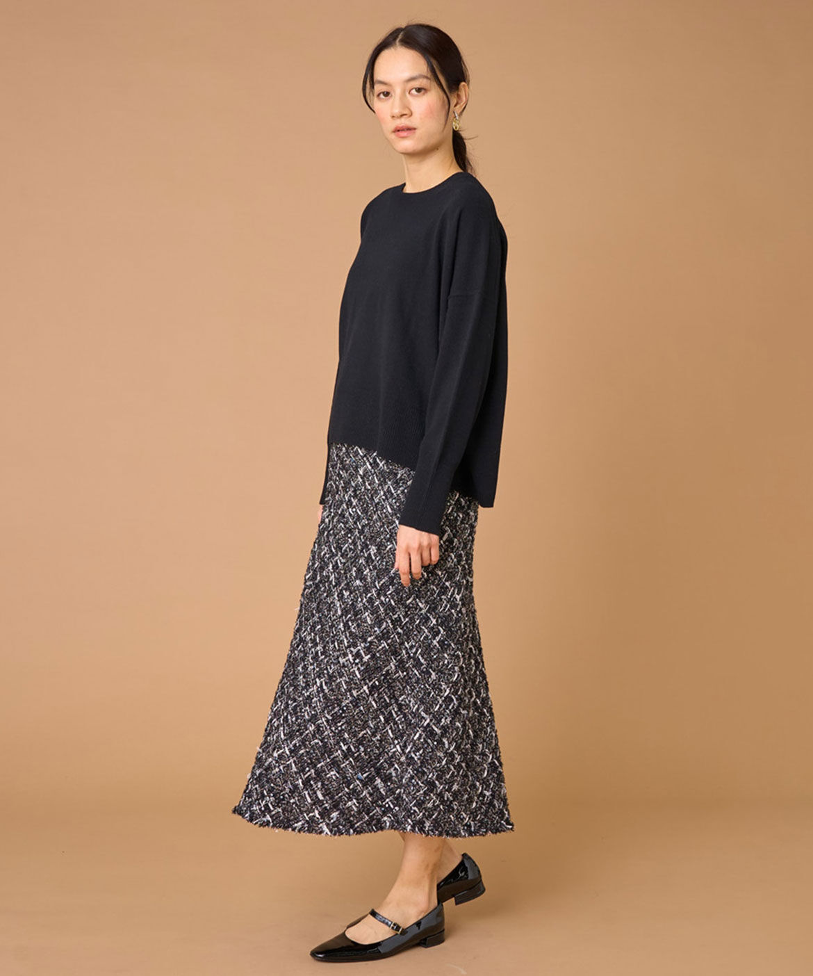 INED「ツイードスカート《TOURNIER/トゥルニエ》」|スカート|