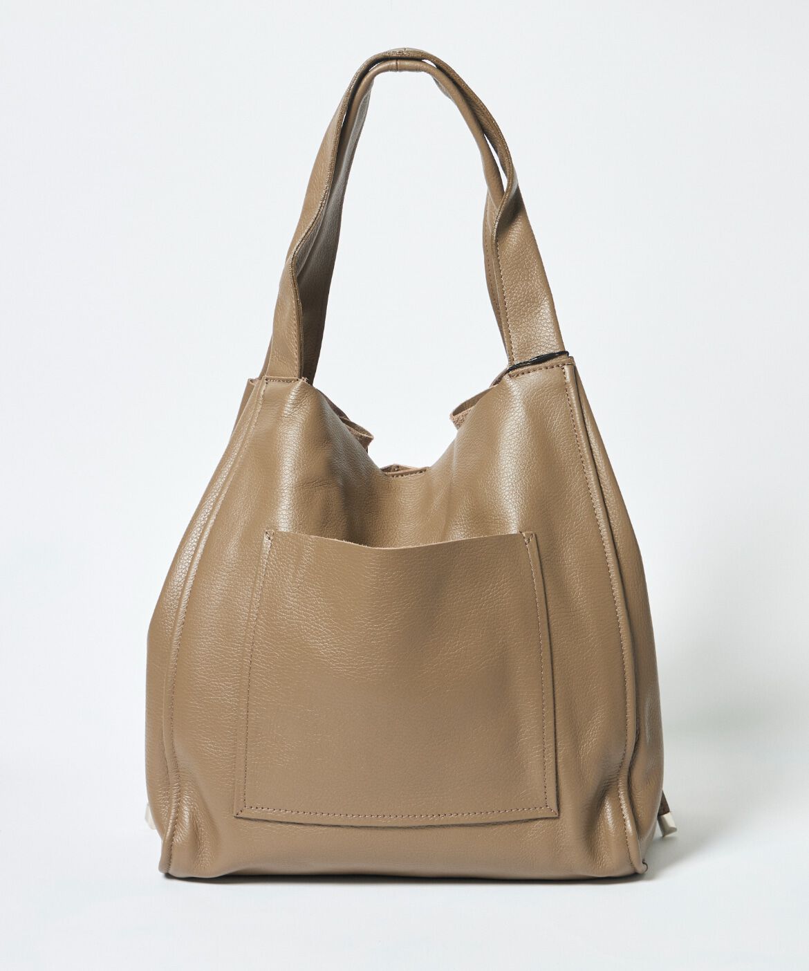 FAVORITE SUKINAMONO「ビッグレザートートバッグ《MILLELA FIRENZE》」|トートバッグ|モカチャ3