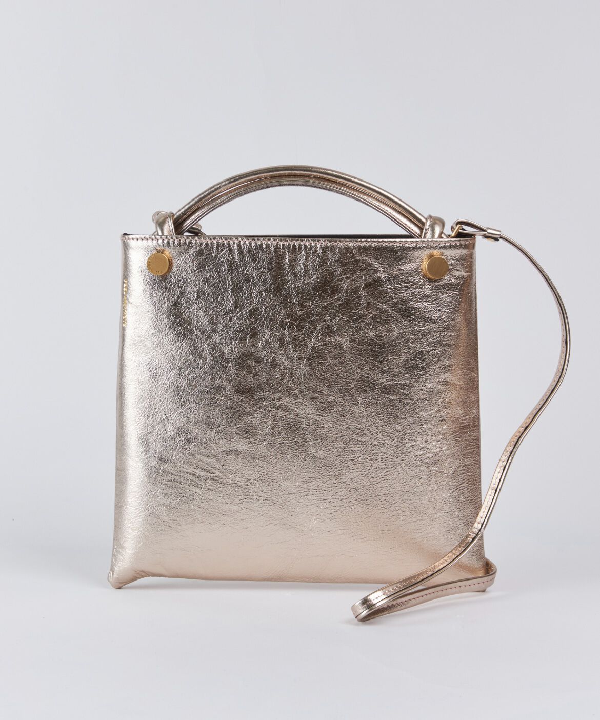 FAVORITE SUKINAMONO「bar-knot flat ショルダーバッグ パターン＆メタリックレザー《FEEL AND TASTE》」|ショルダー・メッセンジャー|