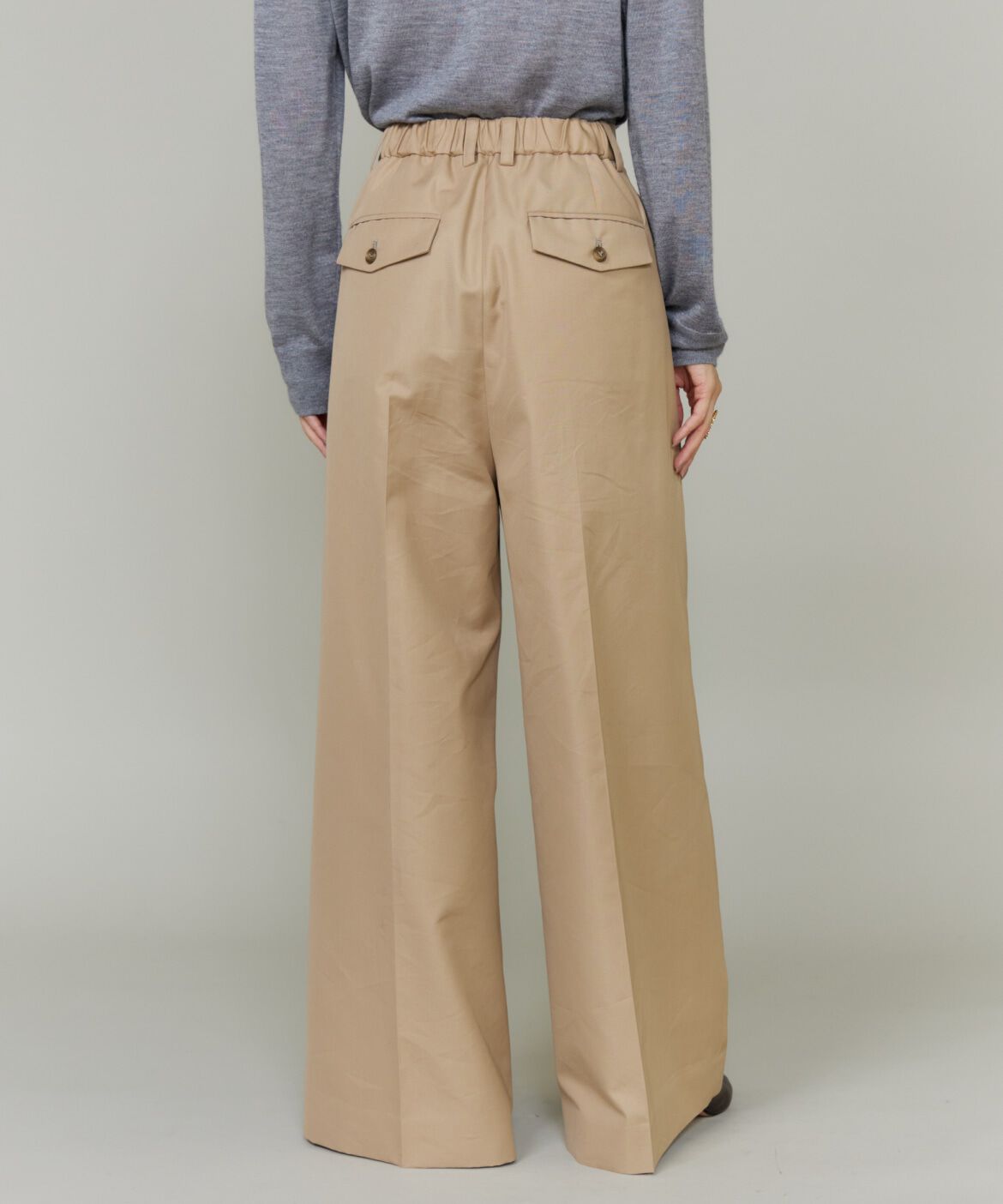 INED「《三尋木奈保コラボ・Oggi11月号掲載商品》大人ワイドチノパンツ」|チノ|