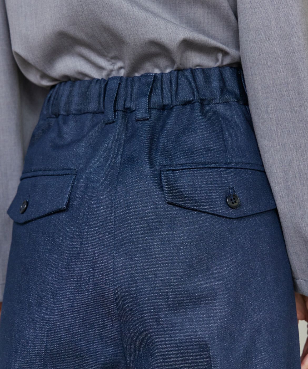 INED「《三尋木奈保コラボ・Oggi11月号掲載商品》大人ワイドデニムパンツ」|デニム|