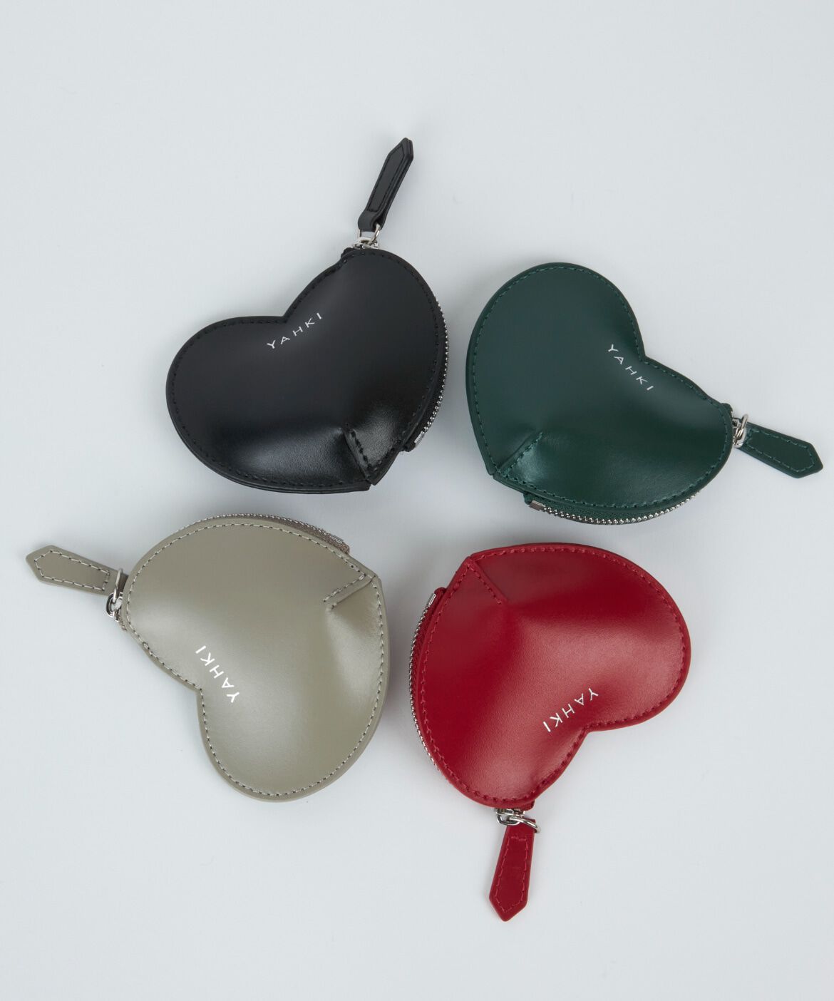 FAVORITE SUKINAMONO「W FACEレザーマルチケース　ハート《YAHKI》」|コインケース|