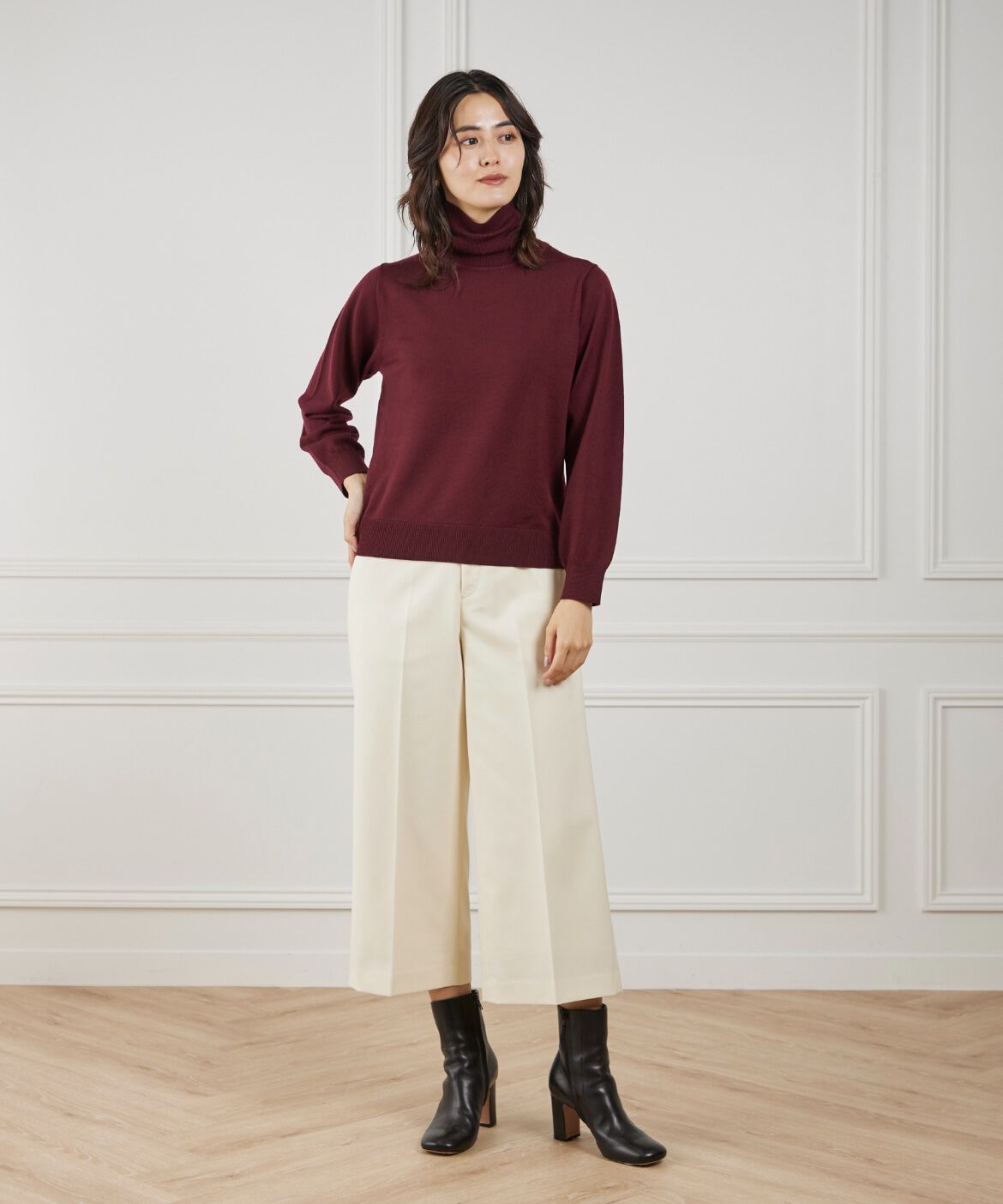 DAY by DAY it&rsquo;s international「ウォッシャブルウールベーシックタートルネックニット《HARMONY》」|ニット・セーター|