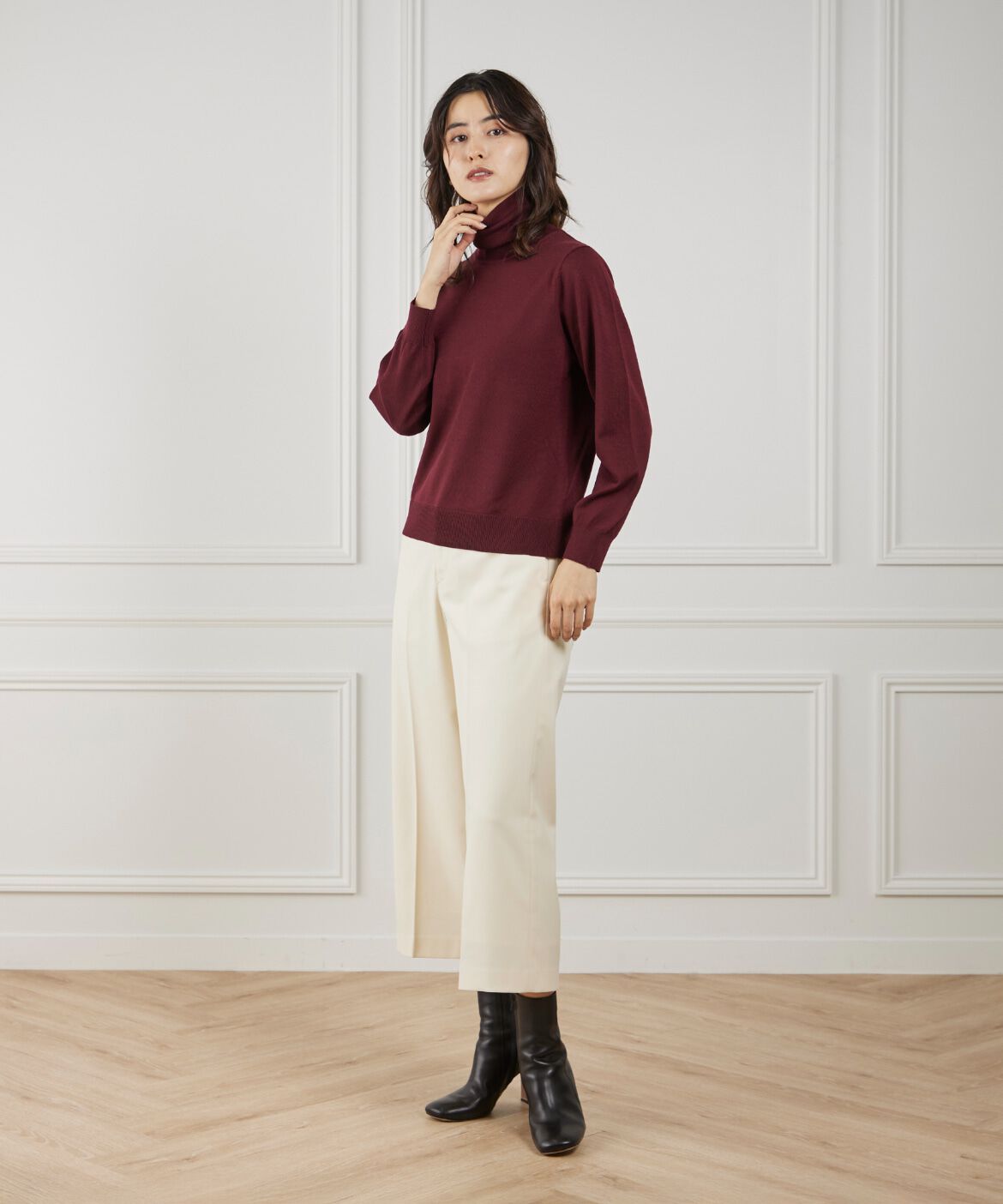 DAY by DAY it&rsquo;s international「ウォッシャブルウールベーシックタートルネックニット《HARMONY》」|ニット・セーター|