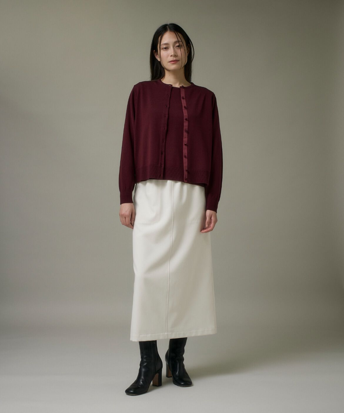 DAY by DAY it&rsquo;s international「ウォッシャブルウールクルーネックカーディガン《HARMONY》」|カーディガン|