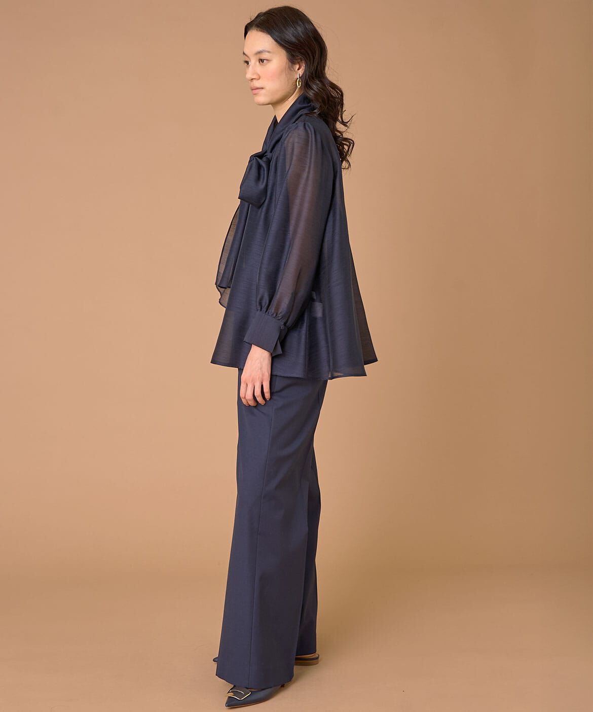 INED「2WAYボウタイブラウス」|シャツ・ブラウス|