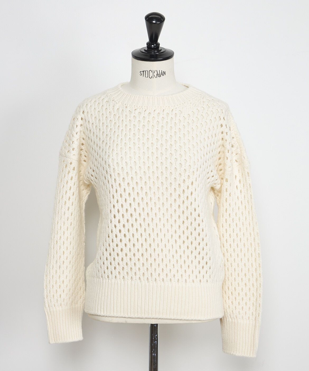 INED「CASHEART カシミヤバルキーニット」|ニット・セーター|オフホワイト1