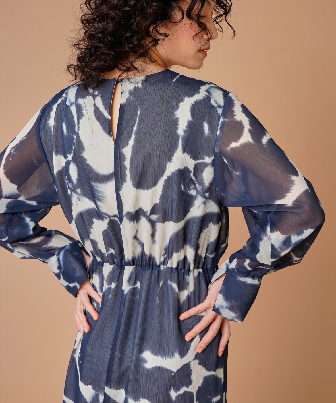 la veille by SUPERIOR CLOSET「楊柳プリントワンピース　　」|ワンピース|