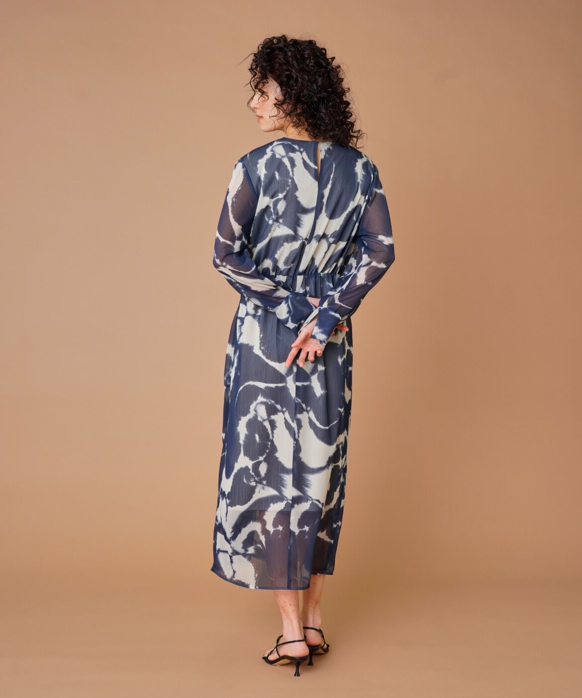 la veille by SUPERIOR CLOSET「楊柳プリントワンピース　　」|ワンピース|