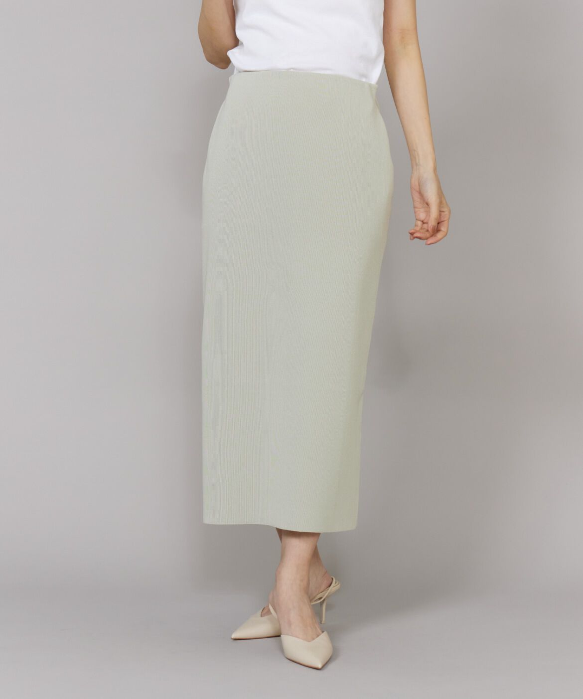 Le Souk「Aラインニットスカート」|タイト|