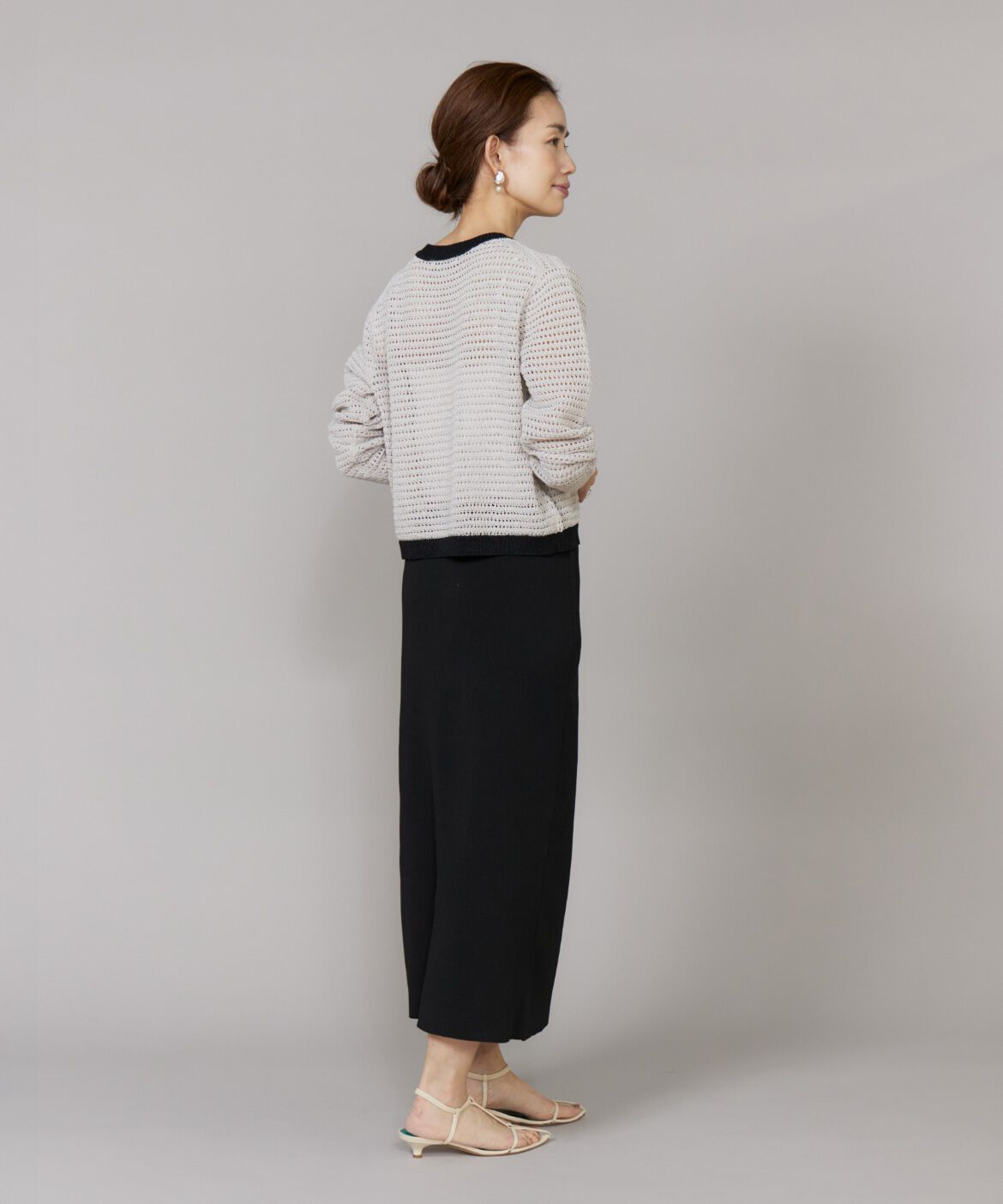 Le Souk「Aラインニットスカート」|タイト|