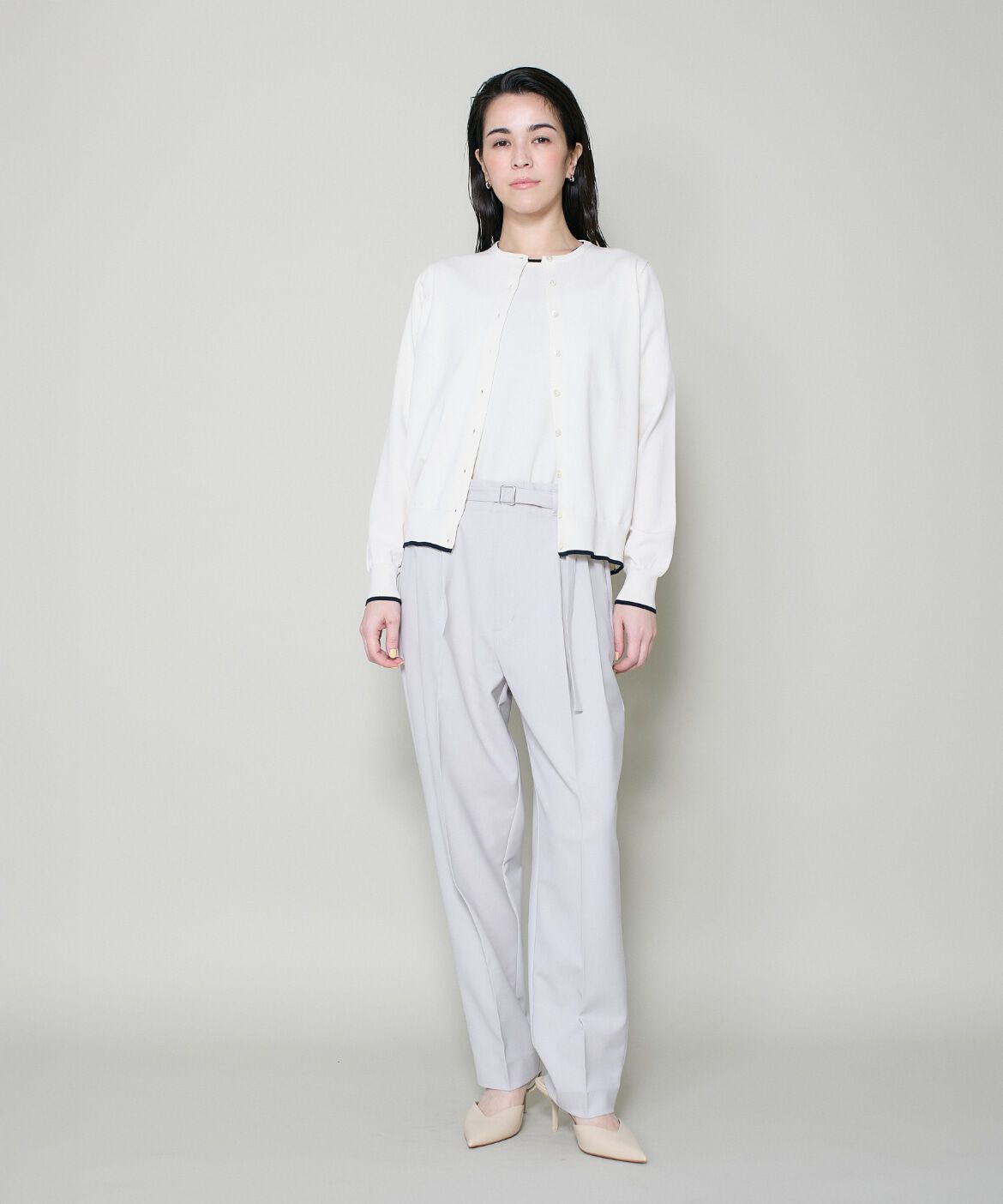 DAY by DAY it&rsquo;s international「配色クルーネックアンサンブル」|カーディガン|