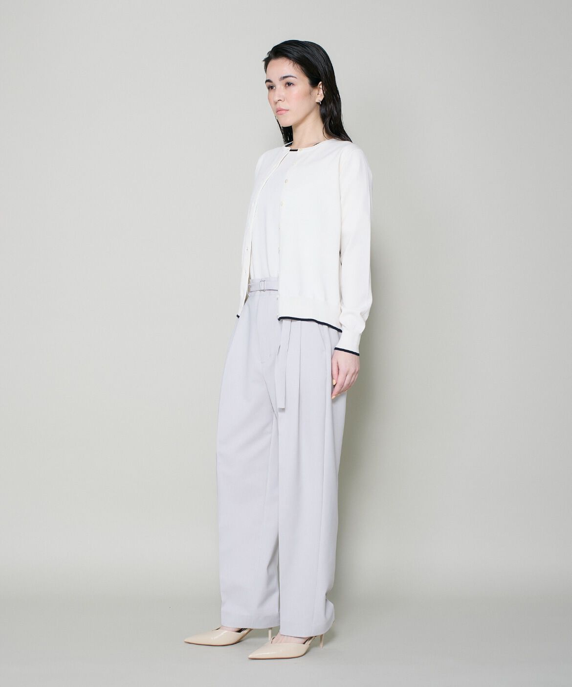 DAY by DAY it&rsquo;s international「配色クルーネックアンサンブル」|カーディガン|