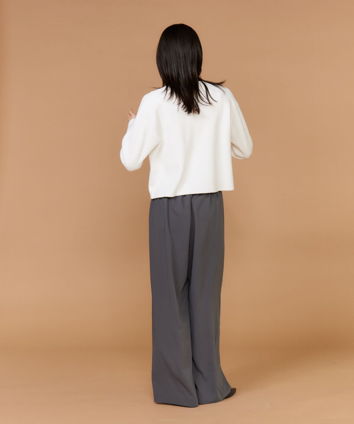 INED「《大きいサイズ》イージーワイドパンツ」|その他|