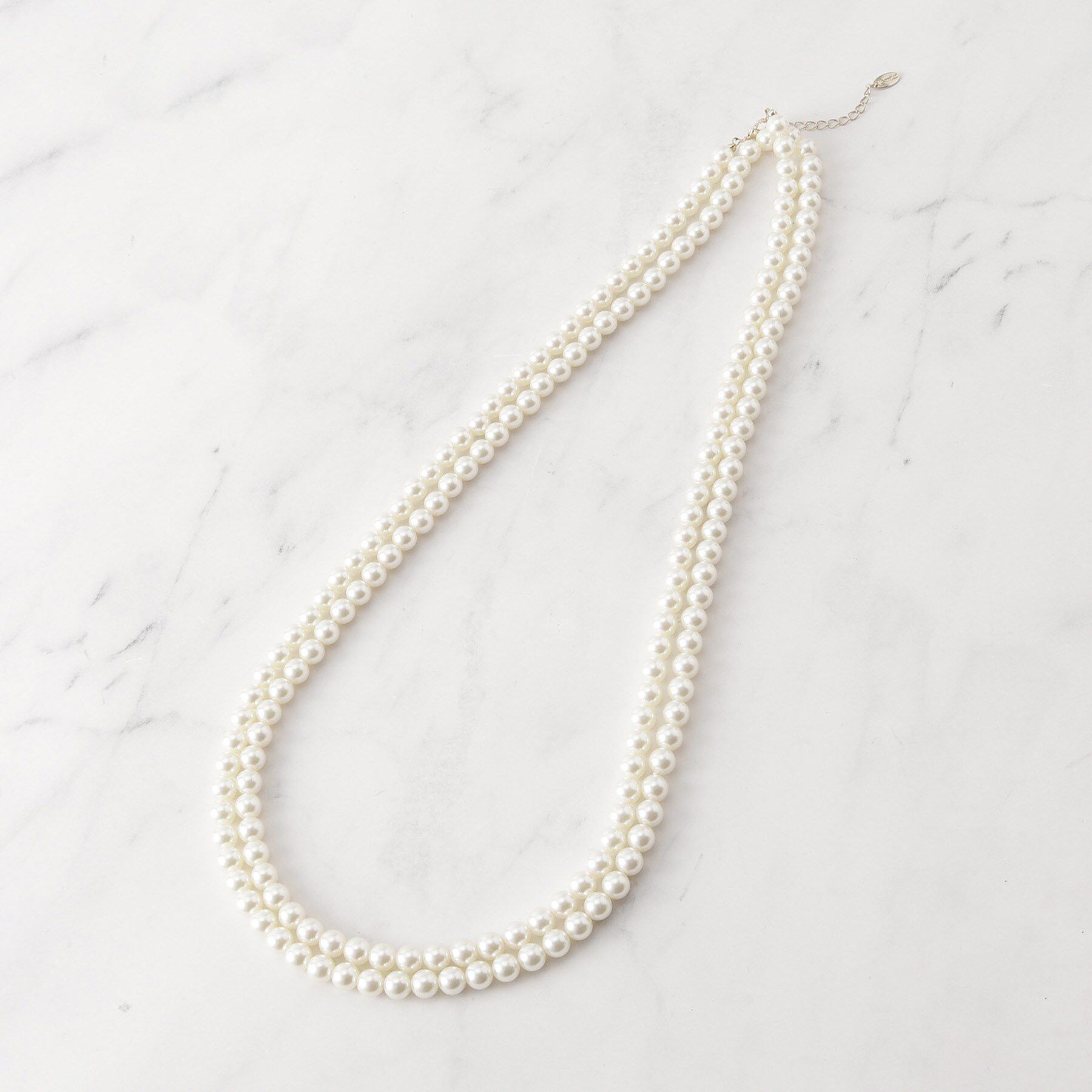 UNTITLED「【アレンジ自在】ロングパール調ネックレス」|ネックレス|