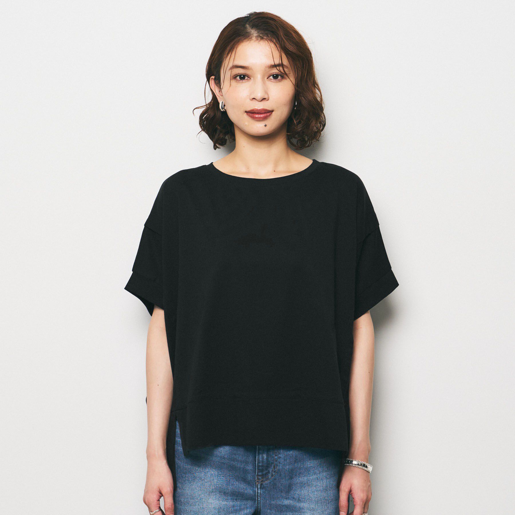 UNTITLED「【Audrey and John Wad】ダブルシルケット天竺デザインプルオーバー」|Tシャツ・カットソー|