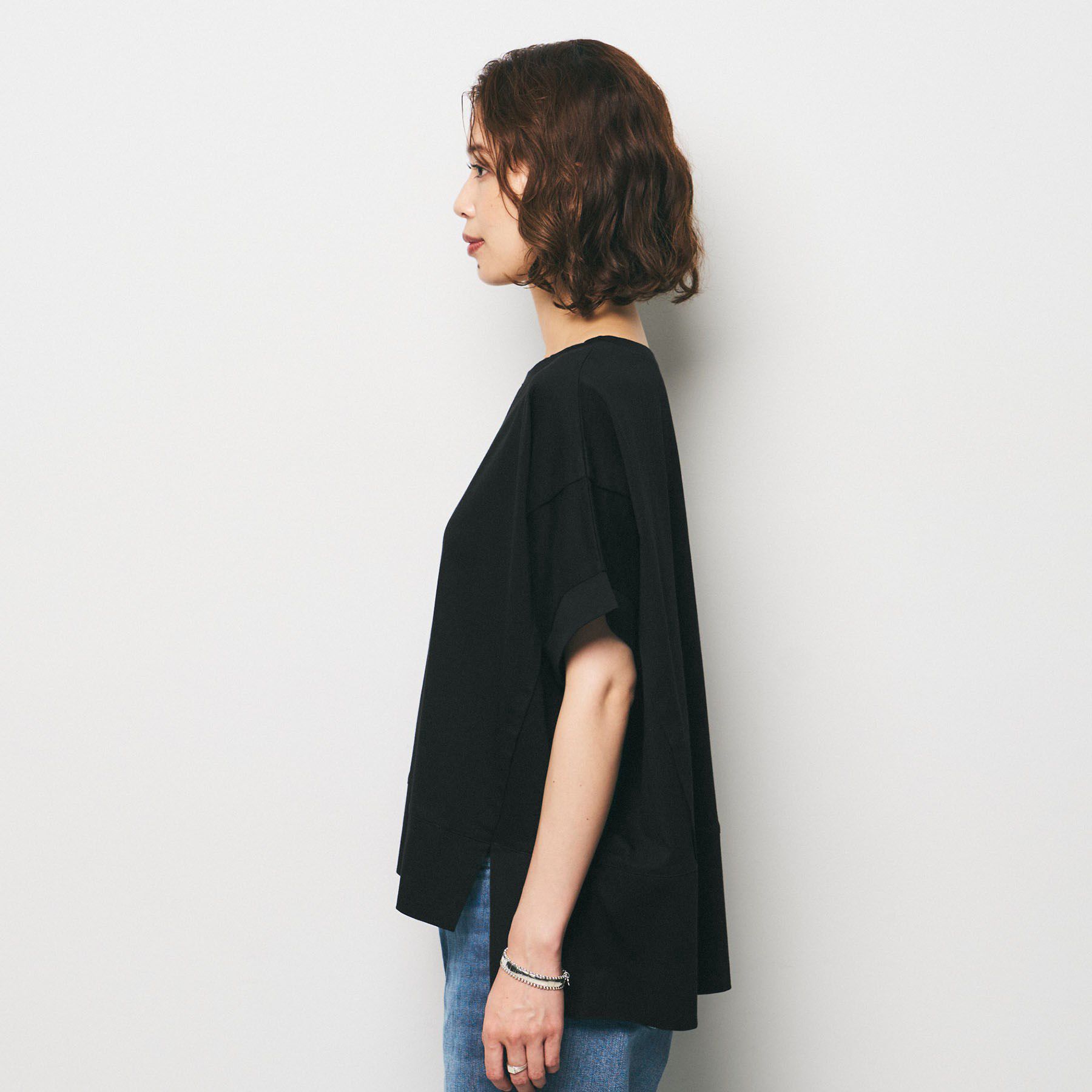 UNTITLED「【Audrey and John Wad】ダブルシルケット天竺デザインプルオーバー」|Tシャツ・カットソー|