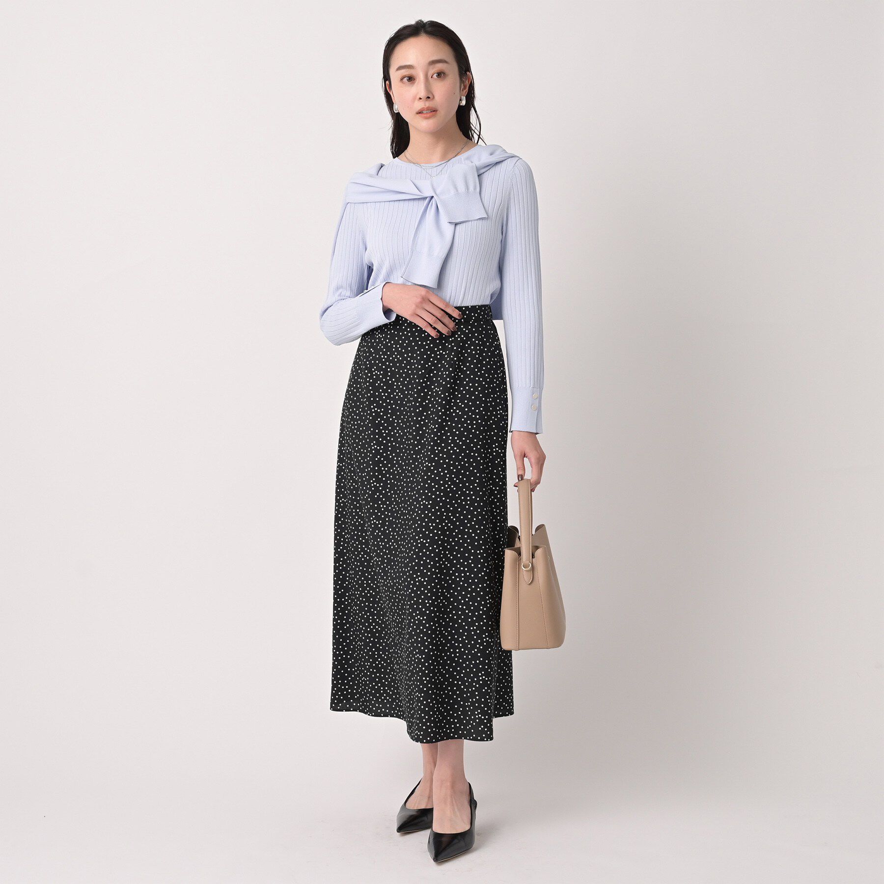 UNTITLED「ワイドリブニットプルオーバー」|ニット・セーター|