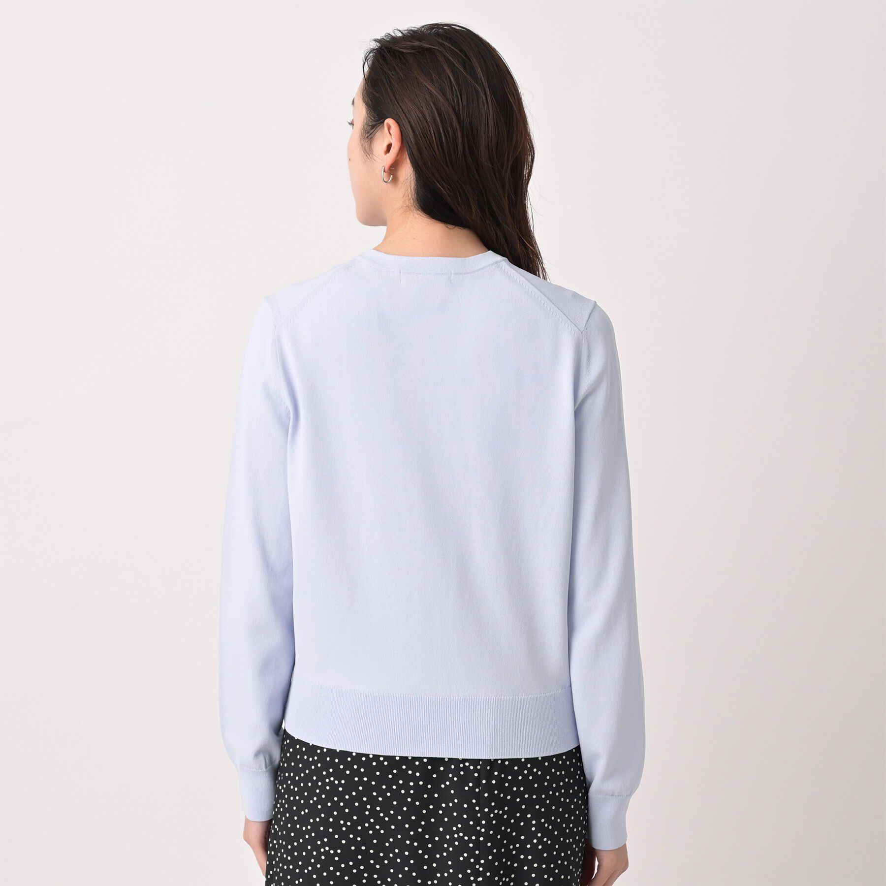 UNTITLED「クルーネックニットカーディガン」|カーディガン|