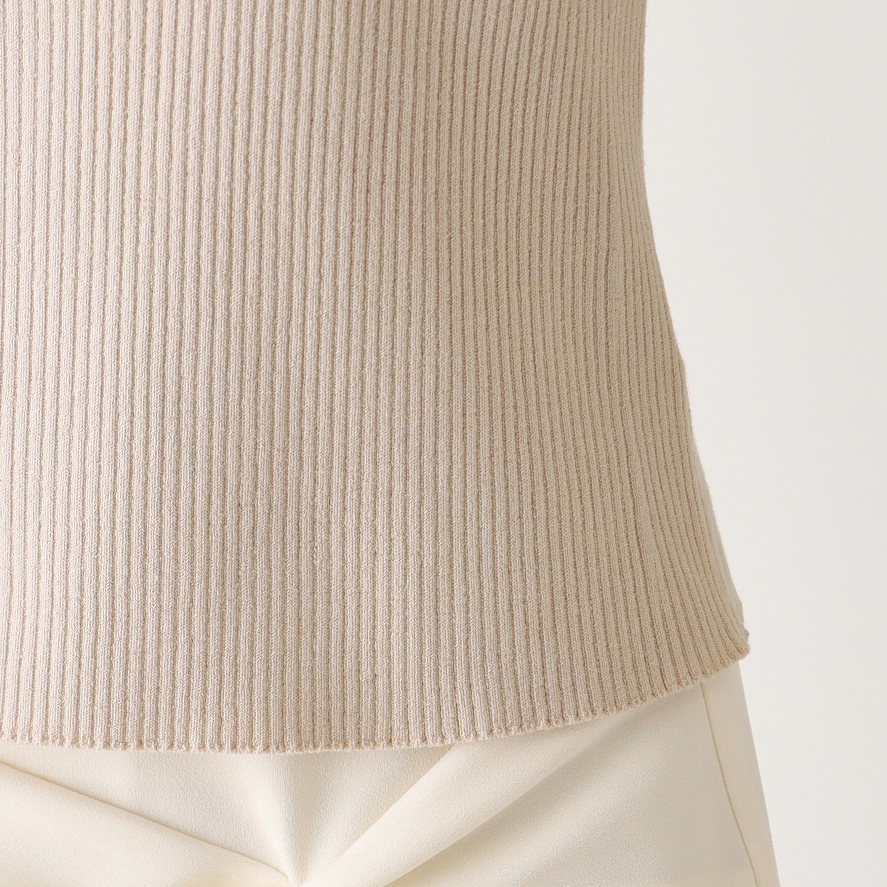 COUP DE CHANCE「【洗える】ビジューリブニットトップス」|ニット・セーター|