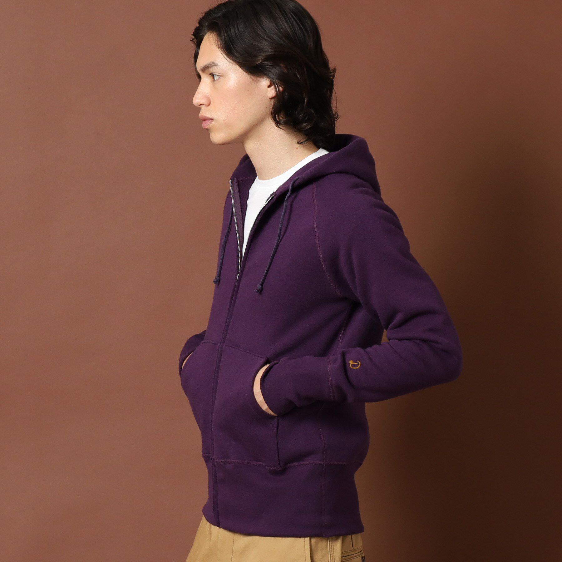 DRESSTERIOR「【ベストセラー】デキシー吊裏毛ジップアップパーカ」|パーカー|