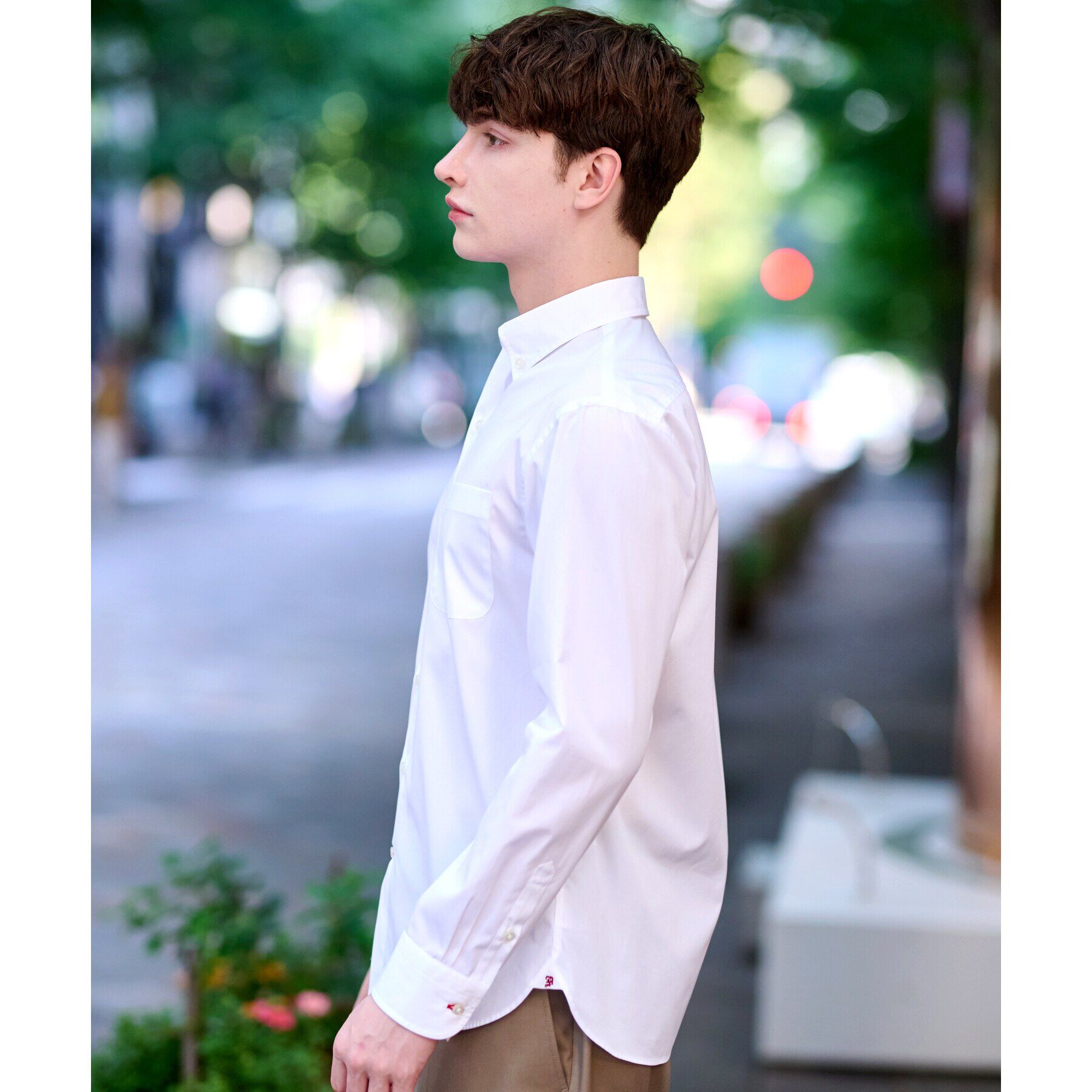 DRESSTERIOR「SUPIMA COTTON ボタンダウンシャツ」|シャツ・ブラウス|