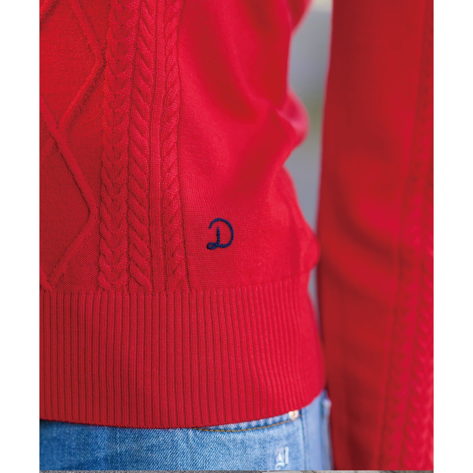 DRESSTERIOR「ファインウールケーブルニット」|ニット・セーター|