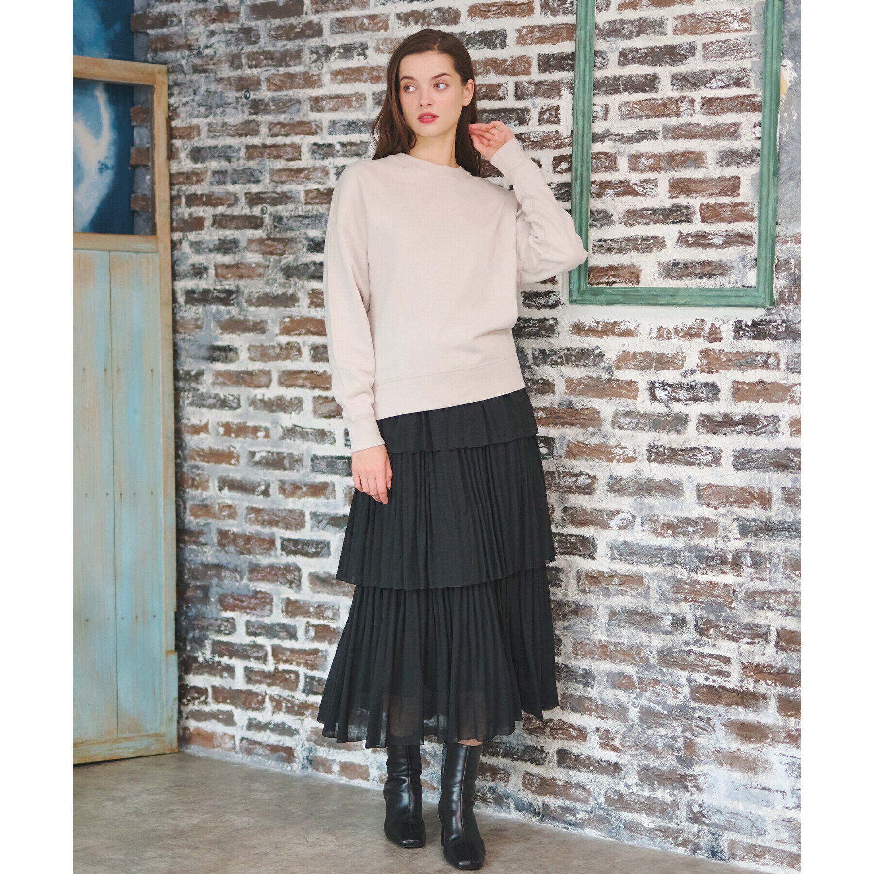 DRESSTERIOR「サスティナブルウラケコットンプルオーバー」|パーカー|