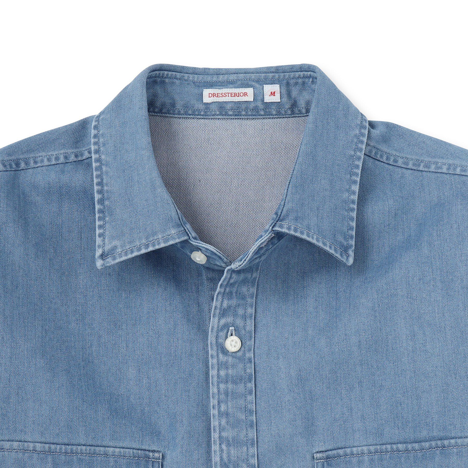 DRESSTERIOR「【Safari5月号掲載】ダブルポケット デニムシャツ」|シャツ・ブラウス|