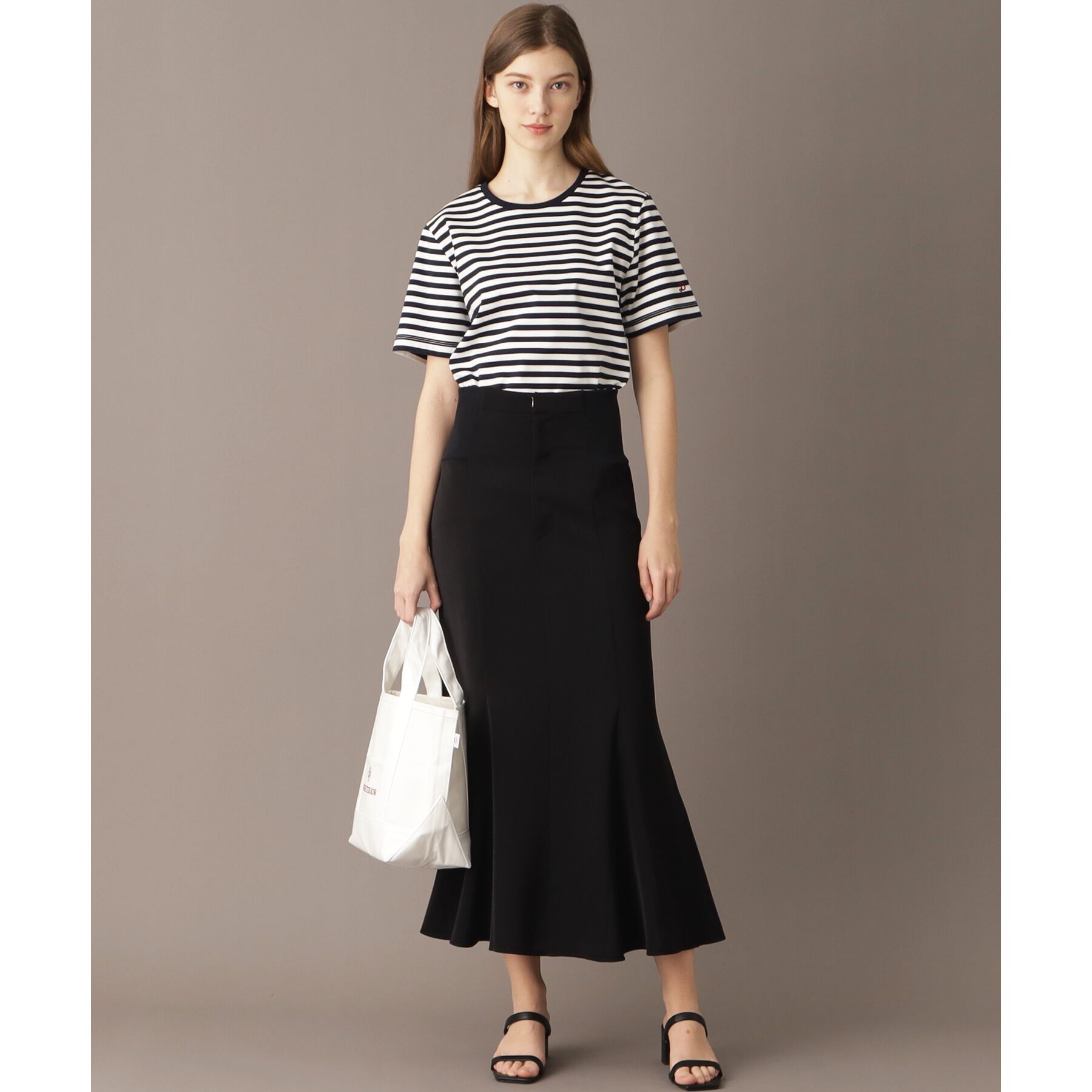 DRESSTERIOR「【接触冷感/抗菌防臭/消臭】アイスクリアコットンボーダーTシャツ」|Tシャツ・カットソー|