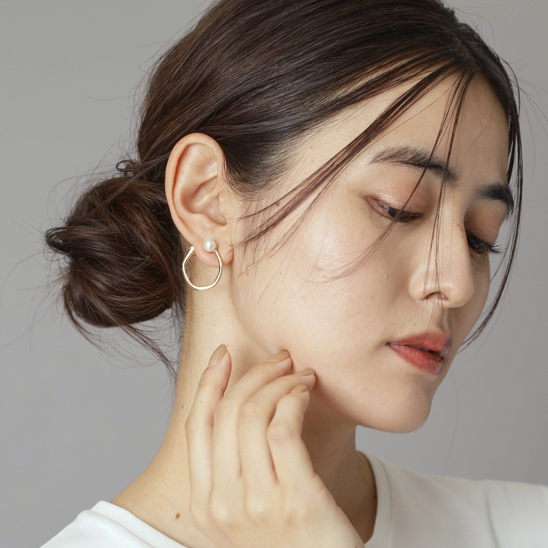 DRESSTERIOR「シェルパールゴールドイヤリング」|イヤリング|