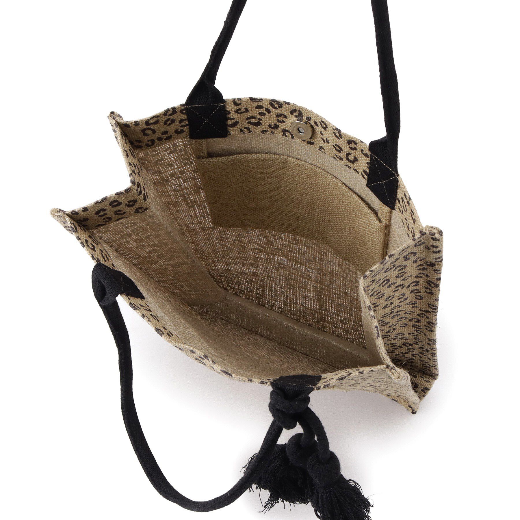 grove「タテA4ジュートタッセルトート」|トートバッグ|