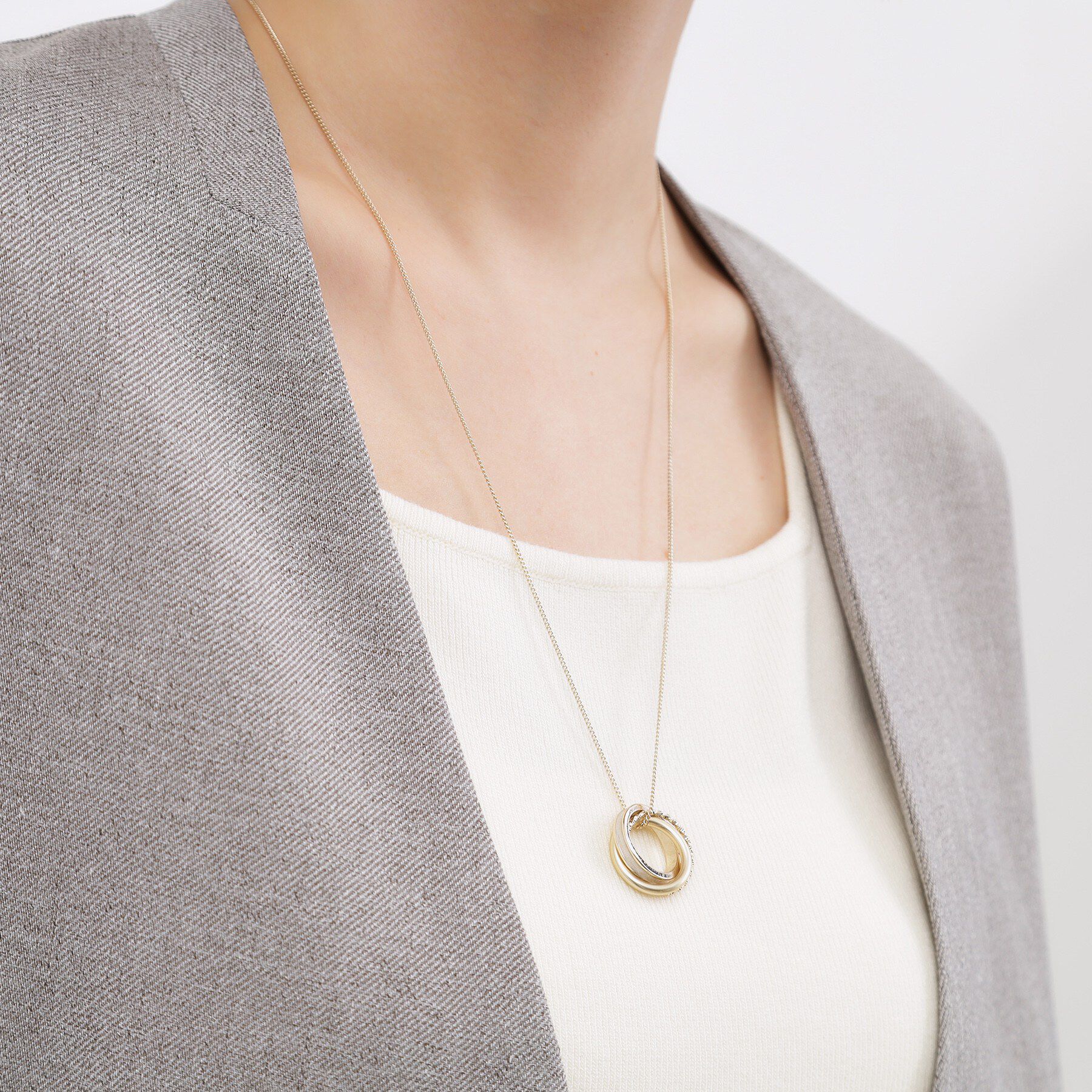 grove「カラーエポリングネックレス」|ネックレス|