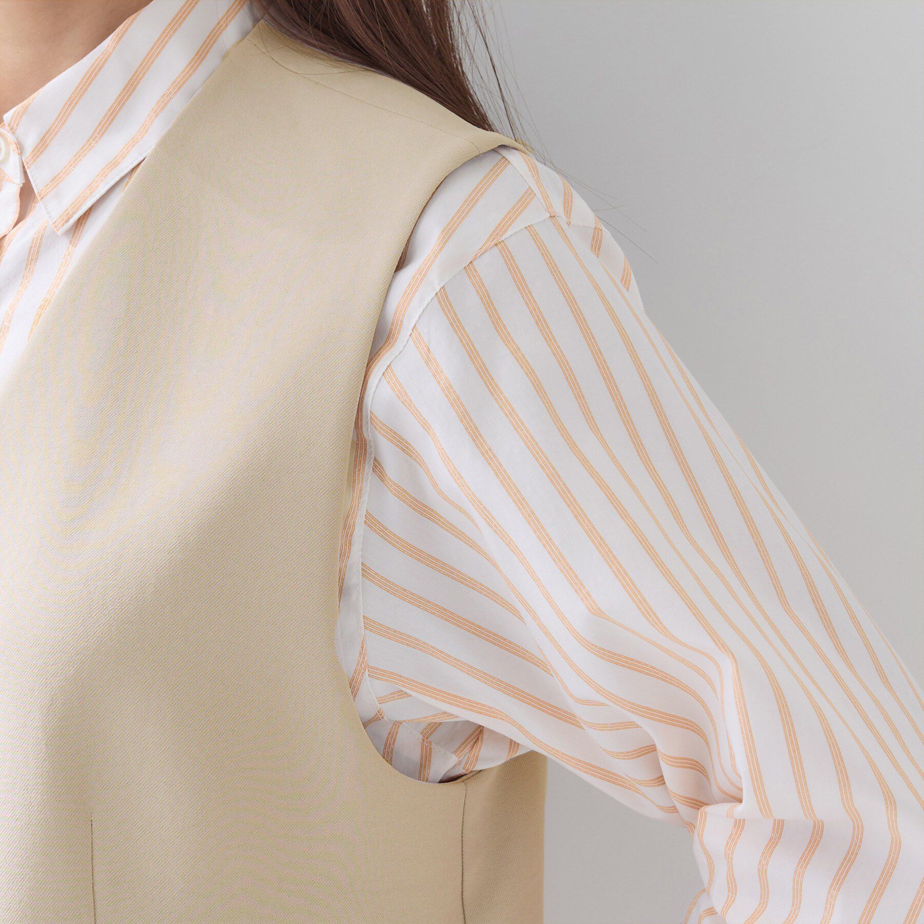 INDIVI「【洗える／多機能／SETUP可】着る日傘ジレジャケット」|ベスト・ジレ|