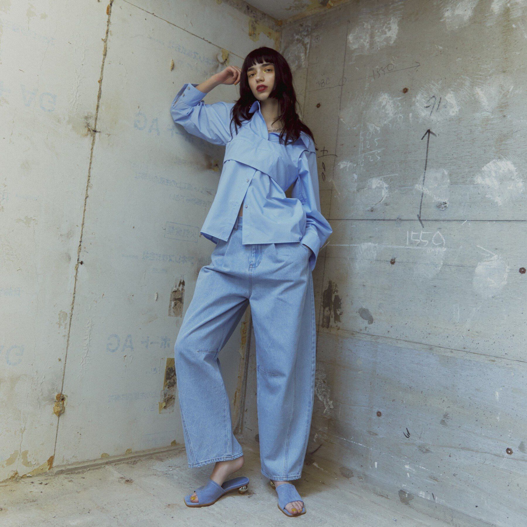 GALLEST「ビスチェSETフォルムシャツ」|シャツ・ブラウス|