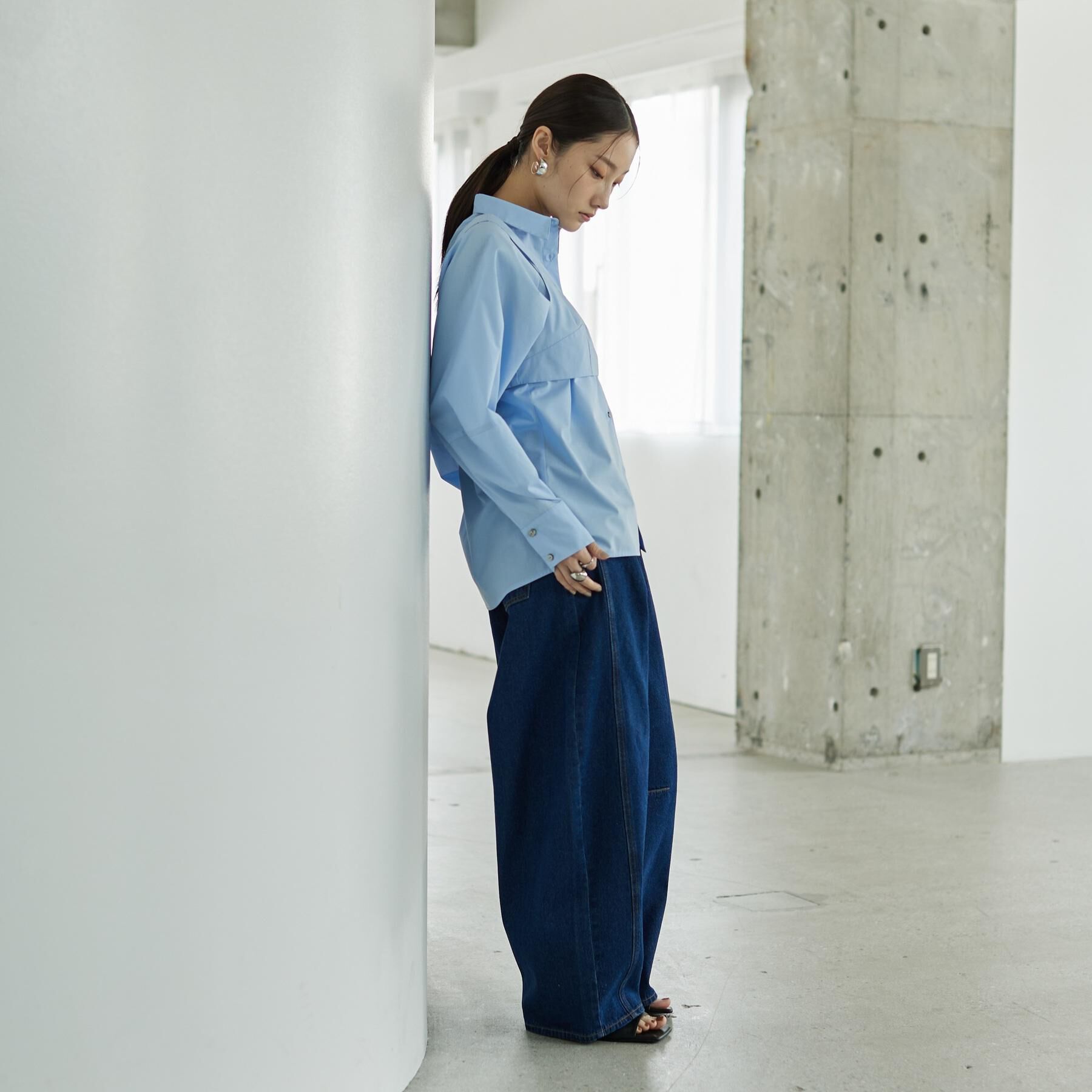 GALLEST「ビスチェSETフォルムシャツ」|シャツ・ブラウス|