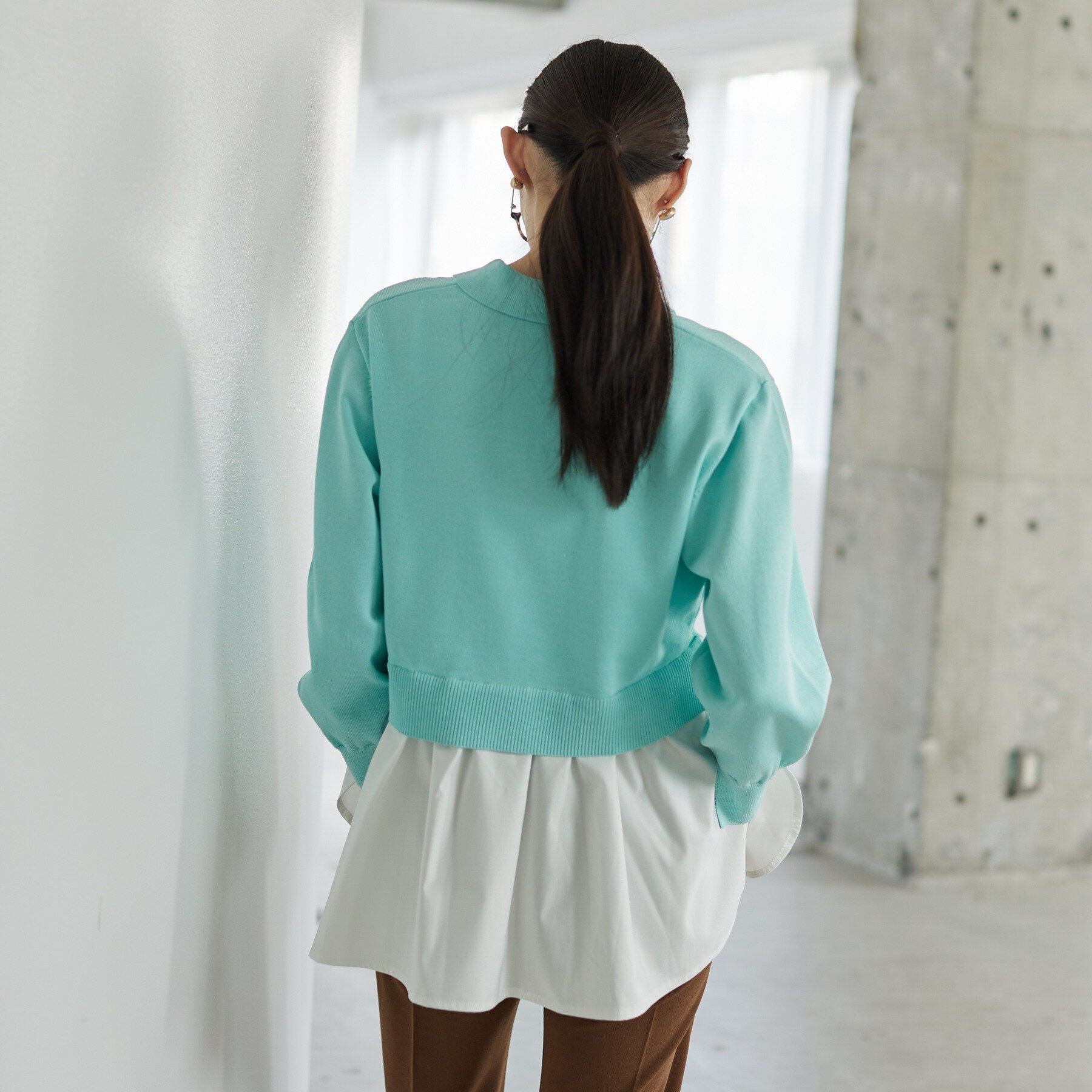 GALLEST「ペプラムドッキングニット」|ニット・セーター|