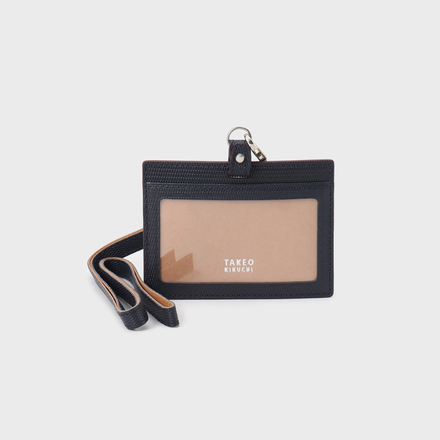 TAKEO KIKUCHI「【ソフト＆ナチュラル】ミニメッシュ レザー IDカードホルダー」|名刺入れ・カードケース|