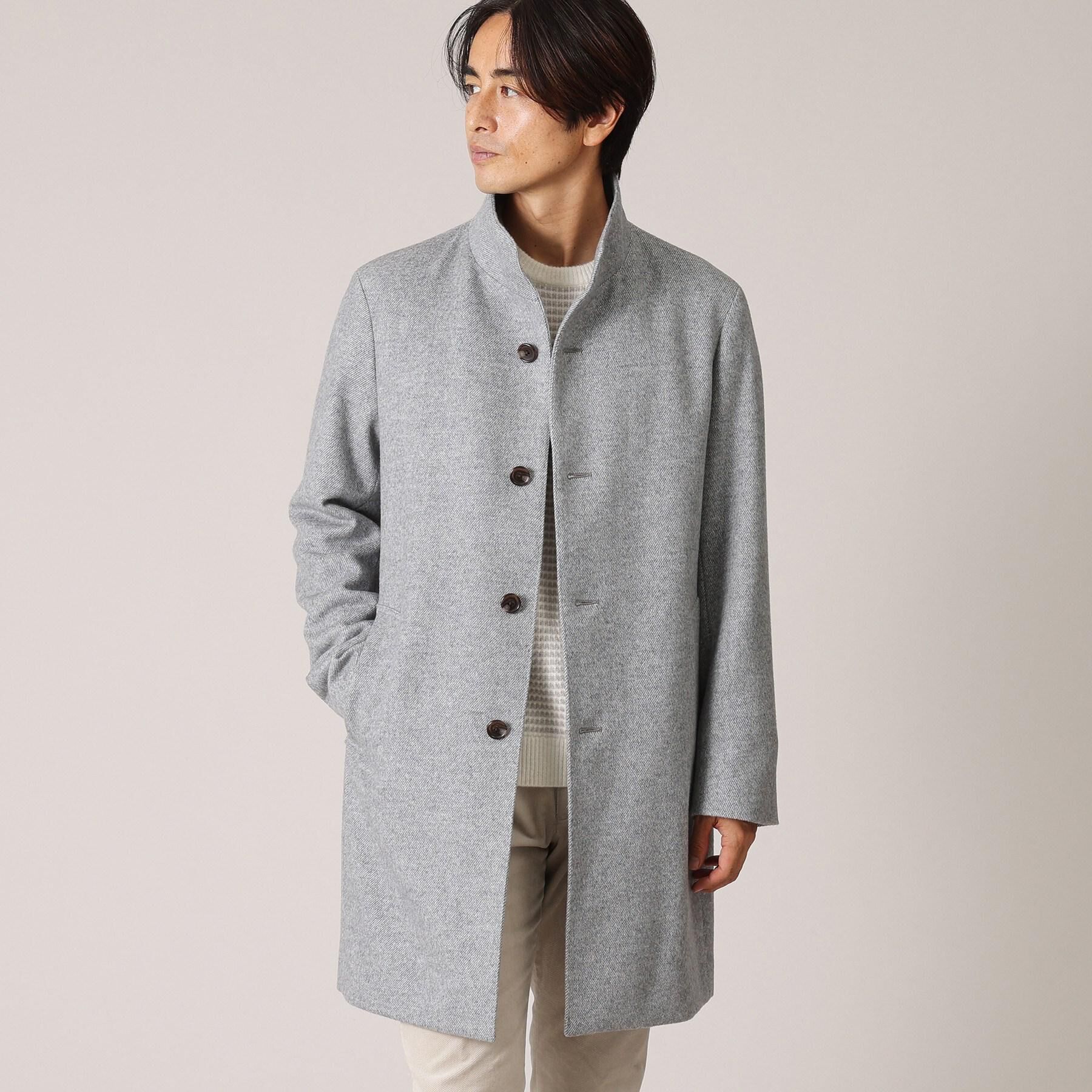 TAKEO KIKUCHI「【ウールカシミヤブレンド】ビーバー調 スタンドカラー コート」|その他|