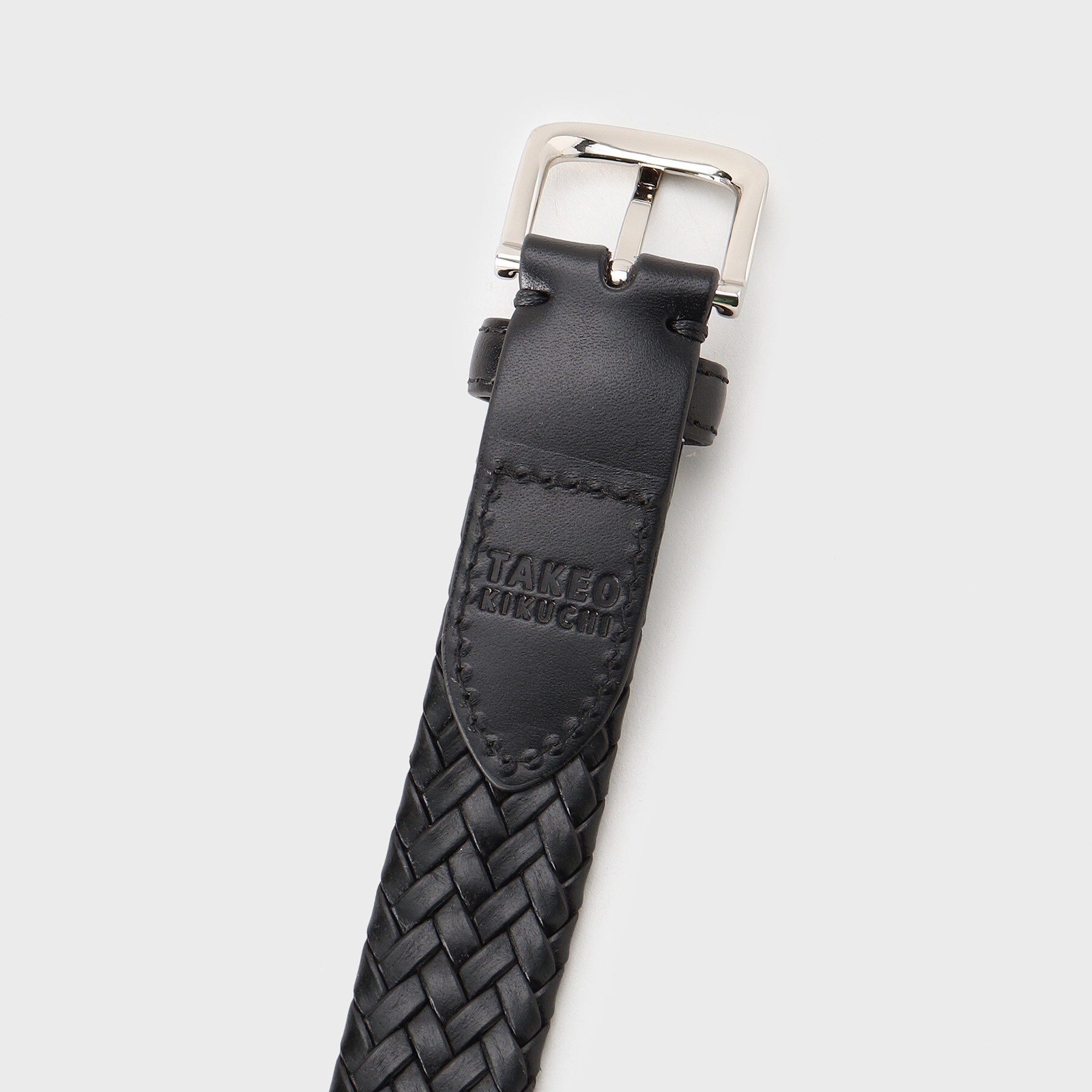 TAKEO KIKUCHI「【GIFT】レザーメッシュベルト」|ベルト|